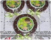 pirulito com papel arroz